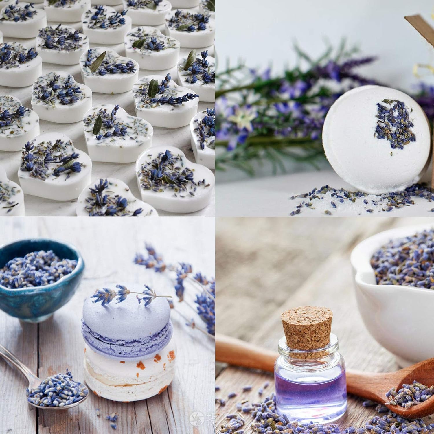 Dried Lavender Flowers, Dry Lavender Buds Bulk for Wedding Toss, Crafts, Sachets - 1/2 Pound