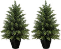 2ft artificial cedar trees for outdoors (uv resistant), main product view