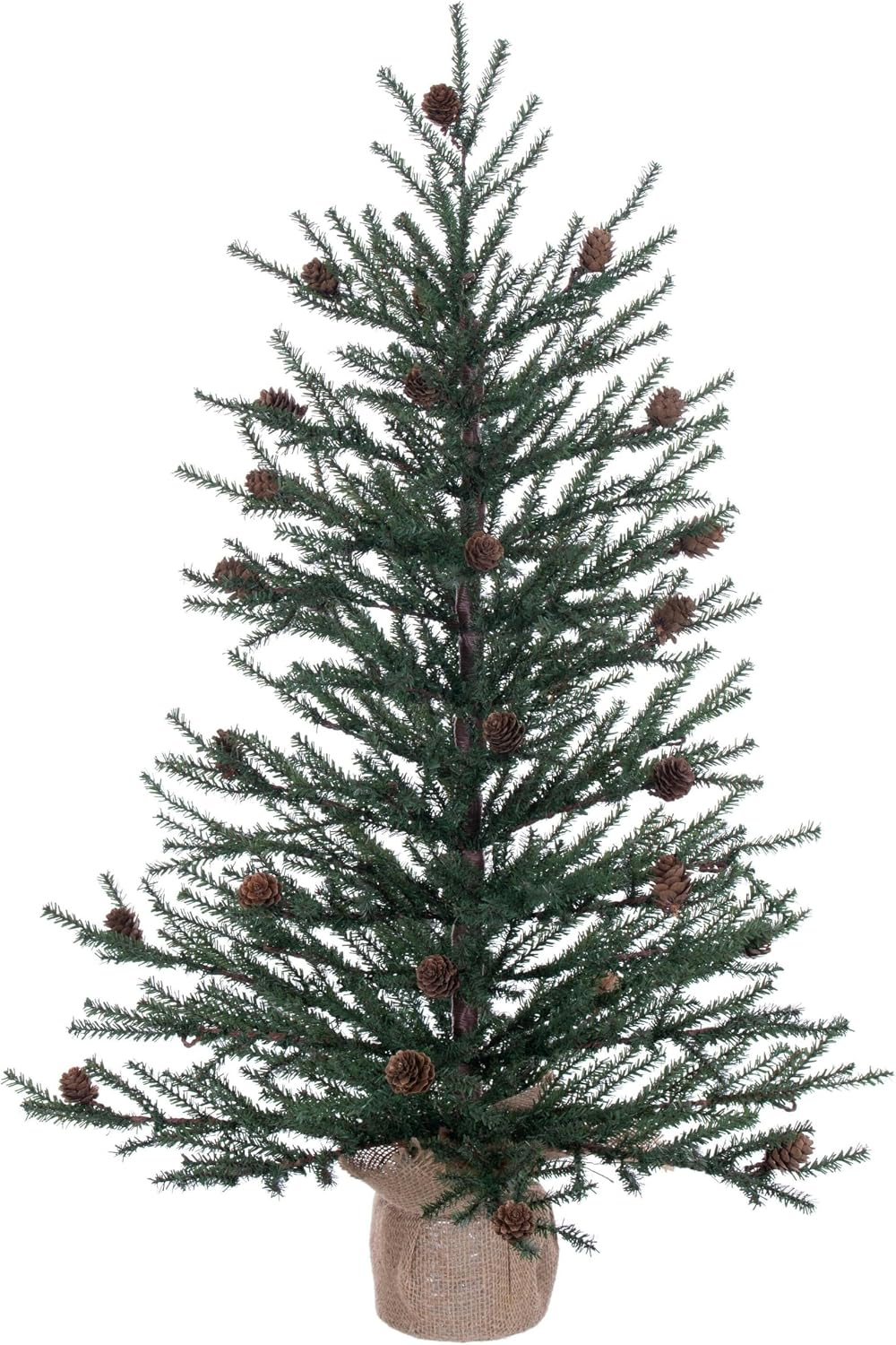 vickerman 30" caramel pine artificial christmas tree unlit, main product view