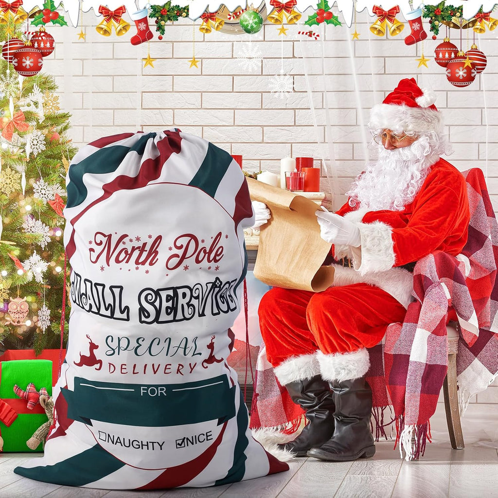 treela 56 x 36 inch jumbo christmas santa showing dimensions