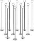 New Star Foodservice 23305 Ring-Clip Table Number Holder/Number Stand/Place Card Holder, 18-Inch, Set of 12