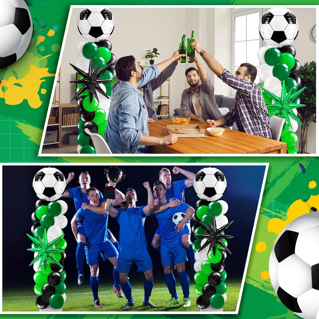 kasyat 2 sets soccer balloon column stand kit on a desk or shelf