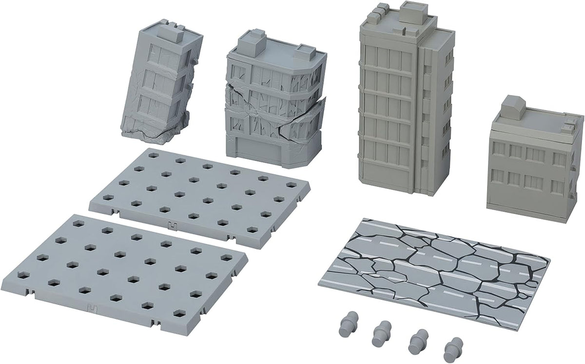 bandai hobby tamashii option act building damaged version, main product view