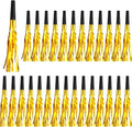 200 Pcs Party Blowers Noise Makers Party Horns Blowout Clappers Noisemakers for Halloween Christmas Birthday Sporting Party New Year's Eve Party Supplies 2025(Black Gold)