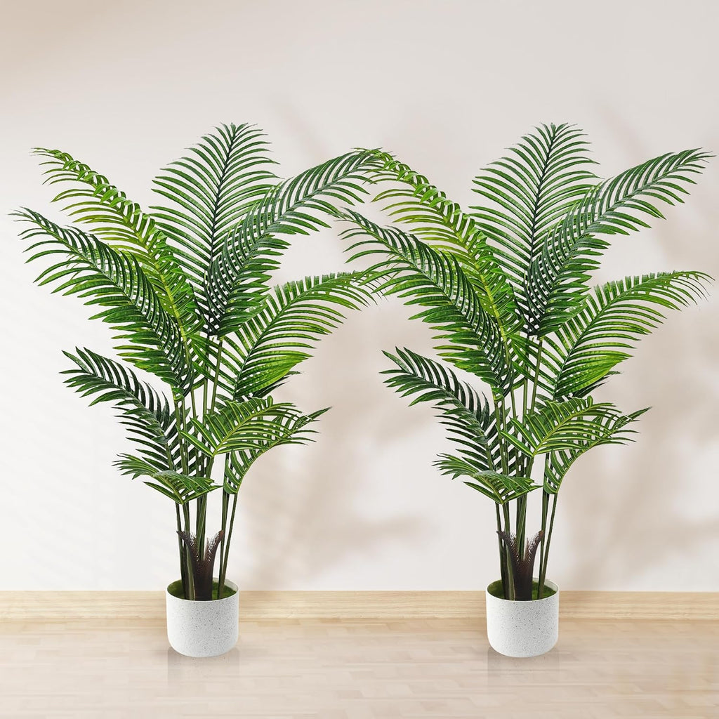 artificial palm tree 4ft, suntee fake tree with, main product view