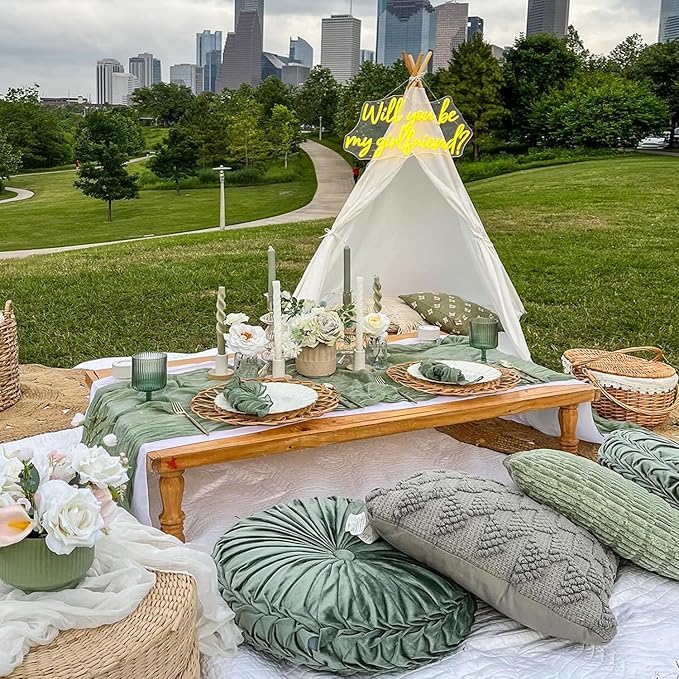 12 Pack Sage Green Table Runner Cheesecloth 35x120 Inch, 10Ft Boho Sheer Gauze Table Runner Cheese Cloth Runner for Wedding Baby Shower Fall Thanksgiving Home Decorations