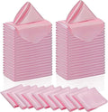 Manyshofu 60 Pieces Light Pink Satin Napkins - 20x20 Inches Cloth Napkins, Square Satin Fabric Napkin Set - Soft & Reusable Table Napkin for Wedding Dinner Party Lunch Banquet Restaurant Decoration