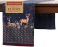 Maison d' Hermine Table Runner 100% Cotton Double Layer Table Runners 108 inches Long for Thanksgiving Christmas Decorations Home Kitchen Dining Party Wedding (Christmas Joy, 14.5" x 108")
