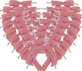 50pcs 2-1/2" Rose Gold Satin Ribbon Bows with Twist Ties Pink Satin Ribbon Bows for Candy Party Decoration Gift Packing Wrapping Accessories(2.5“,Rose Gold)