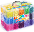 simetufy 14000pcs pony beads bulk, 30 colors 6x9, main product view