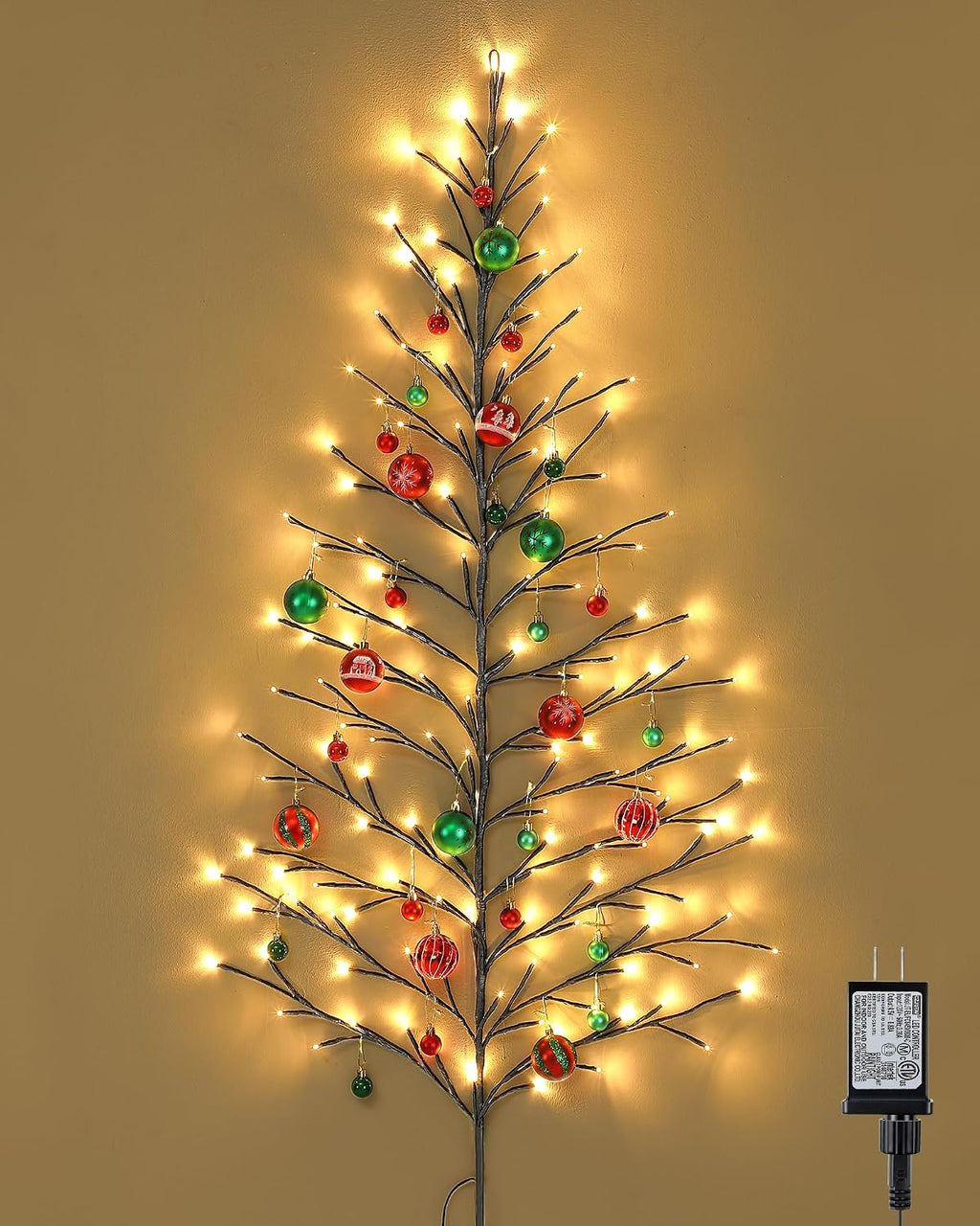5 ft 144 led lighted wall christmas tree, main product view