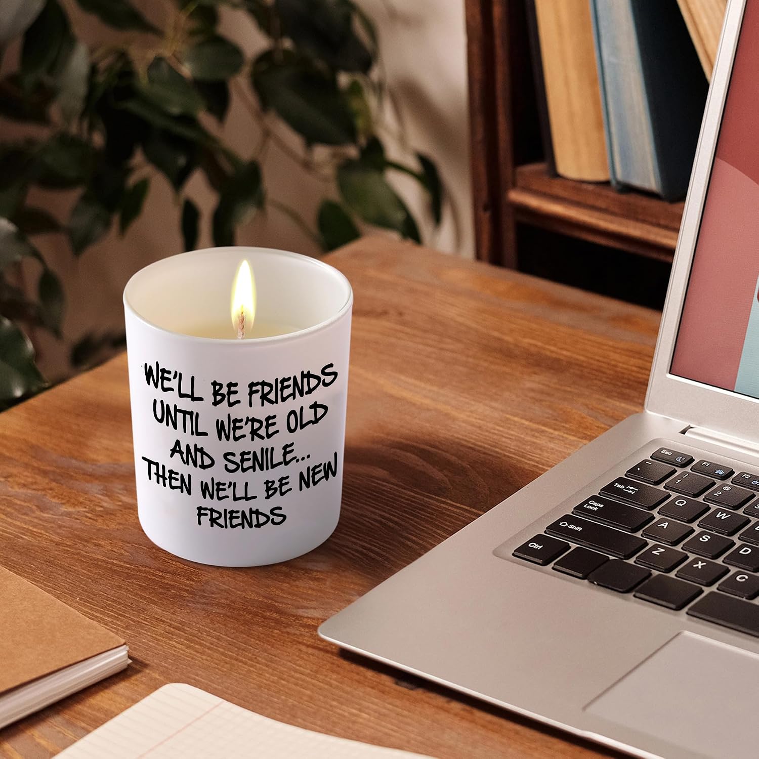 BFJLIFE Best Friend Birthday Gifts for Women Bestie Christmas Mothers Day Friendship Gifts for Women Friends Female Novelty Unique Lavender Scented Soy Candles