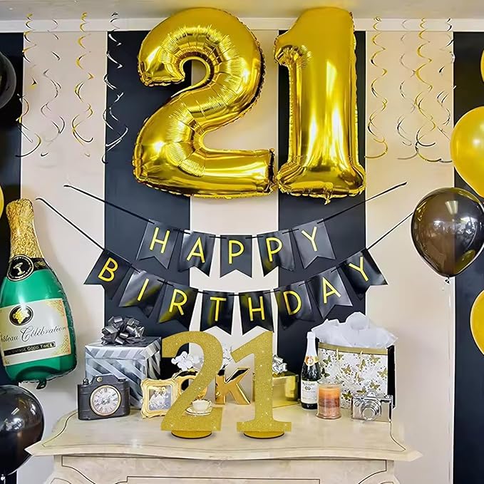 TONIFUL 11.8 Inch Gold Glitter Numbers Table Centerpieces 0-9 Birthday Party Decorations,Shining Gold Digital 2 for Birthday Party,Wedding,Bridal Shower,Engagement,Photo Shoot,Anniversary