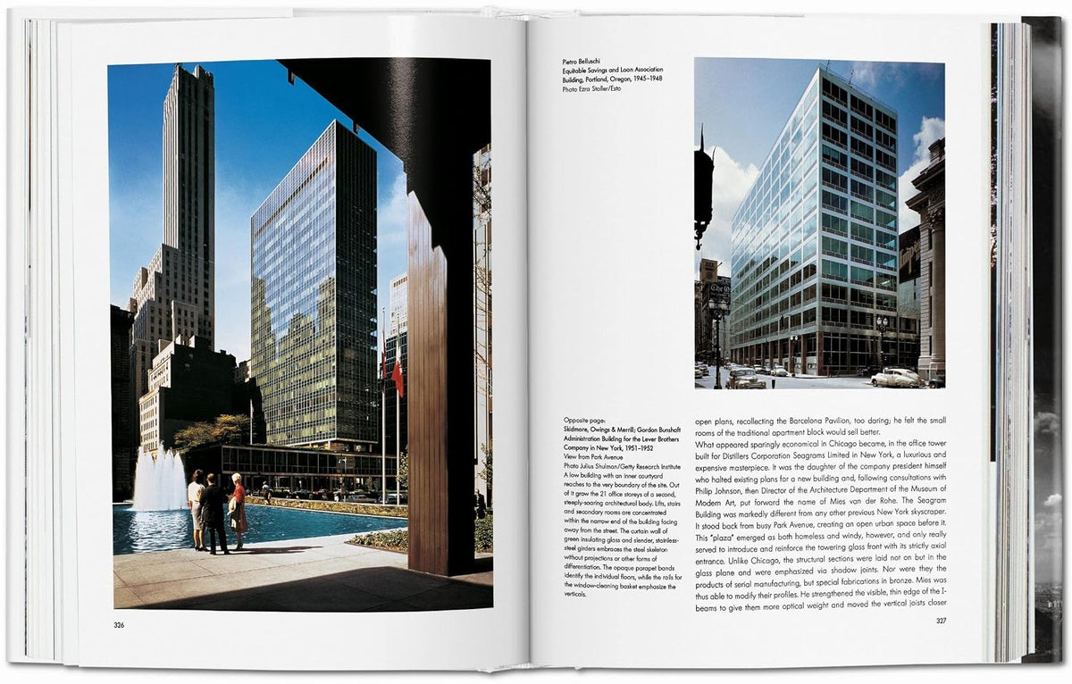 architecture in the 20th century (fantastic price) showing dimensions