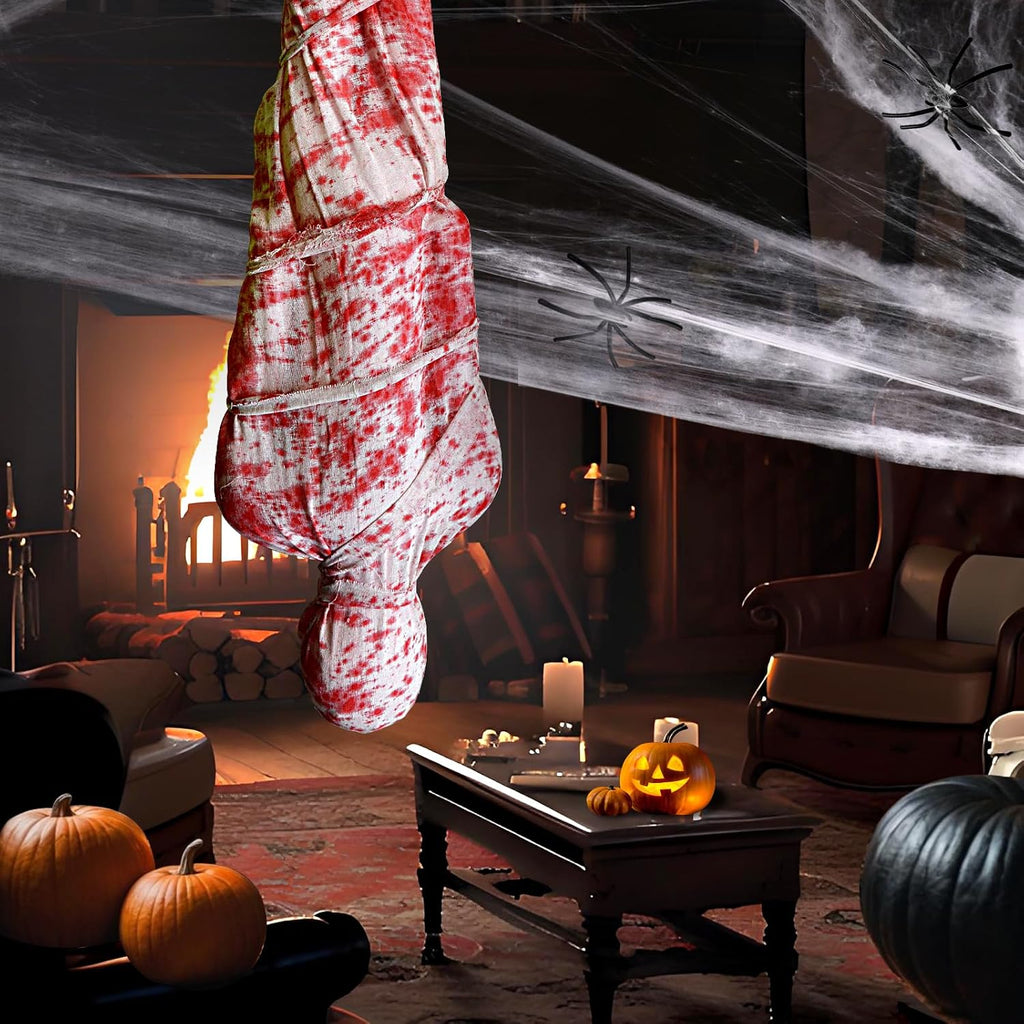 2 packs 6ft dead body bags hanging corpse showing dimensions