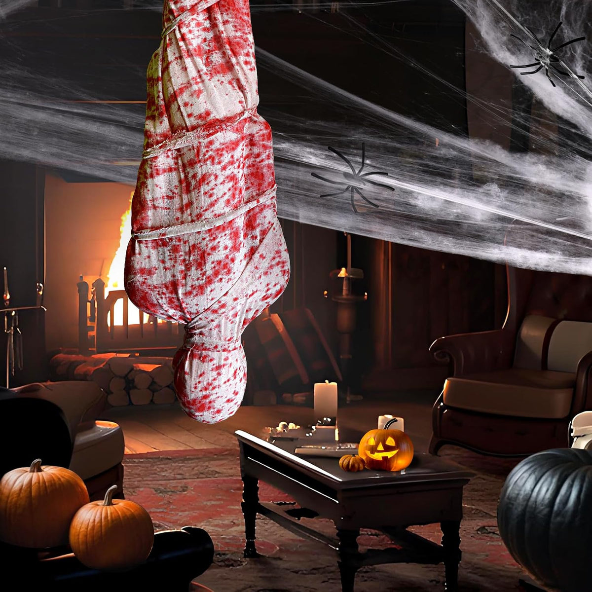 2 packs 6ft dead body bags hanging corpse showing dimensions