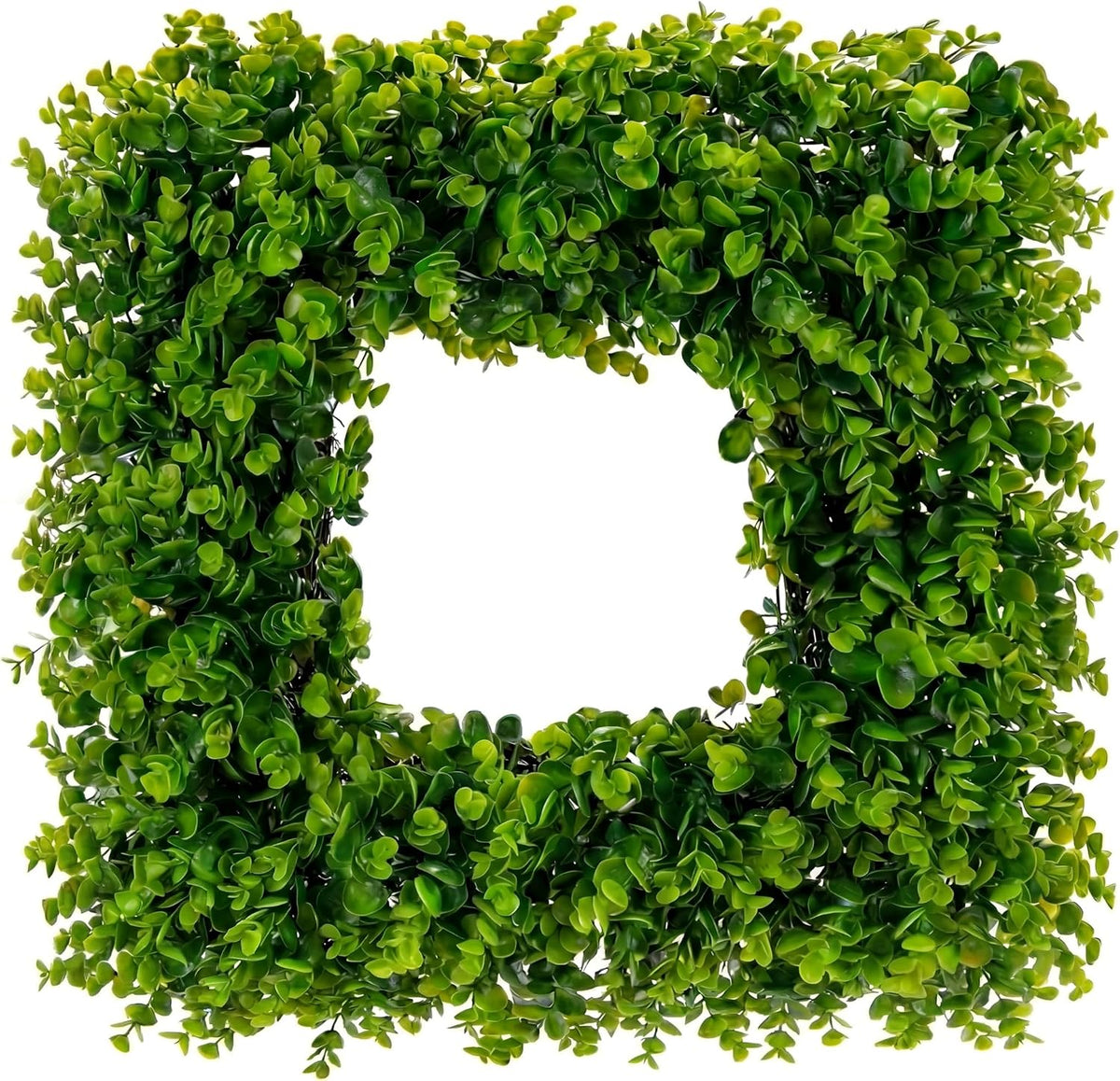 square wreaths for front door decor artificial flower, main product view