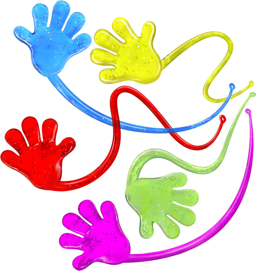 Giraffe 75 Pcs Bulk Sticky Hands for Kids – Stretchy Slap Hands Kids Summer Party Favors Bulk, Classroom Rewards, Birthday Prizes, Small Halloween Toys for Boys, Goodie Bag Stuffers for Kid