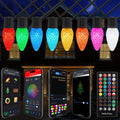 gemce smart c9 christmas outdoor lights, 33ft 50, main product view