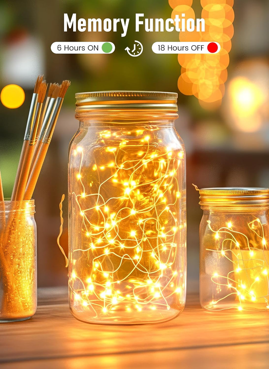 Minetom Twinkle Fairy Lights, 33 ft 100 LED USB Plug in String Lights with Remote and Timer, Waterproof 8 Modes for Bedroom Indoor Wreath DIY Party Wedding Holiday Christmas Ramadan Decorations