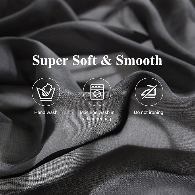 2 Pack 10 Ft Chiffon Table Runner Black Gauze Long Table Runners 27x120 Inches Sheer Tulle Table Runner for Rustic Wedding Reception Bridal Shower Decorations Birthday Party