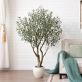 verinatural artificial olive tree 6ft faux plant home, main product view