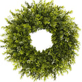28'' large boxwood wreath for front door porch, main product view