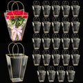 yexiya 24 pcs floral bags large clear flower, main product view