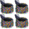 solar christmas lights outdoor, 4 pack 132ft solar, main product view