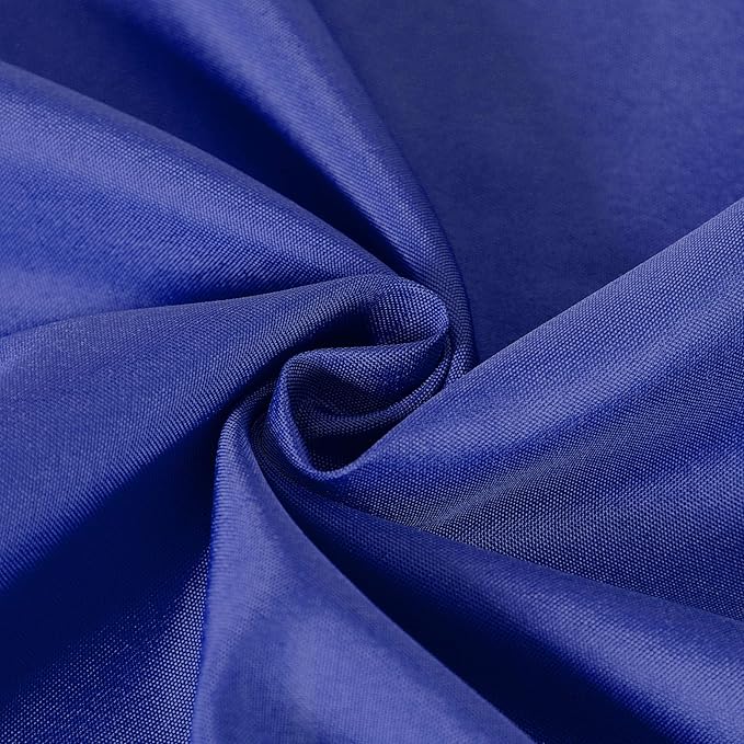 Cupuamon Square Tablecloth 70x70 inch Washable Polyester Fabric Table Cloth for Wedding Party Dining Banquet Decoration（70x70,Royal Blue）