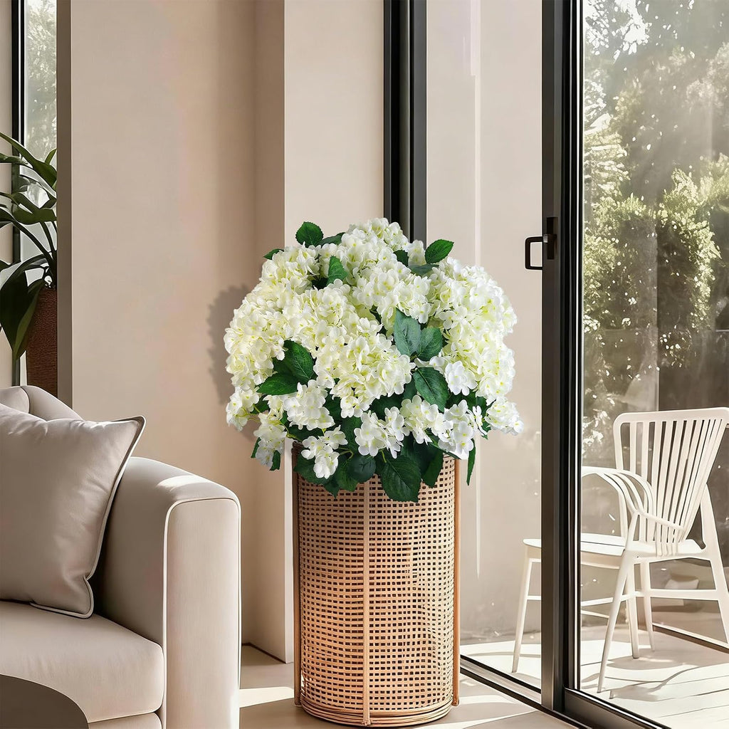 artificial hydrangea bush – 20 inch potted faux, package contents