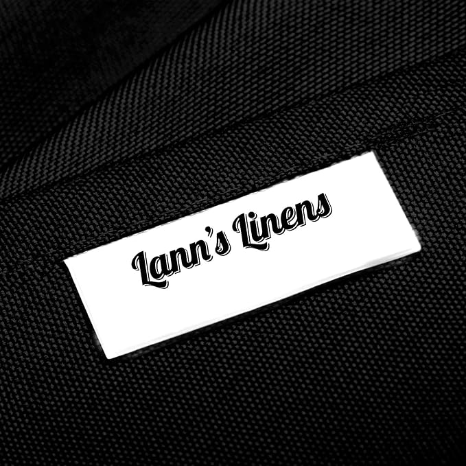 Lann's Linens - 10 Premium 60" x 102" Tablecloths for Wedding/Banquet/Restaurant - Rectangular Polyester Fabric Table Cloths - Black