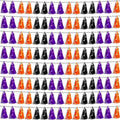 8P Purple Black 0range Foil Fringe Metallic Tassel Streamers Banner Tassel Garland for Parade Floats, Bachelorette, Wedding, Birthday, Halloween, Christmas, Bridal/Baby Shower Party Decorations