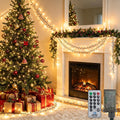 christmas lights plug-in 40ft 1200leds cluster string lights, main product view