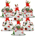 teenyyou 18 pcs christmas woven baskets with cellophane, main product view