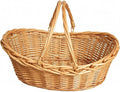 oypeip wicker basket gift baskets empty oval willow, main product view