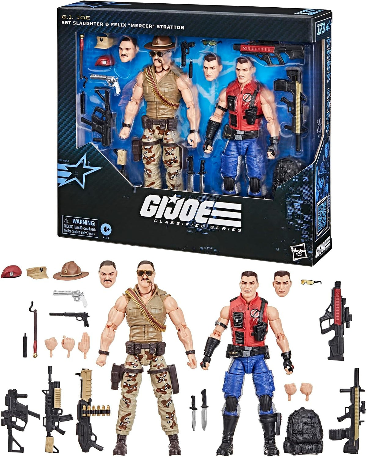 G.I. Joe Classified Series #173, SGT Slaughter & Felix Mercer Stratton, 2...
