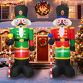 8.3ft 2pcs christmas inflatable nutcracker, jumbo nutcracker soldier, main product view