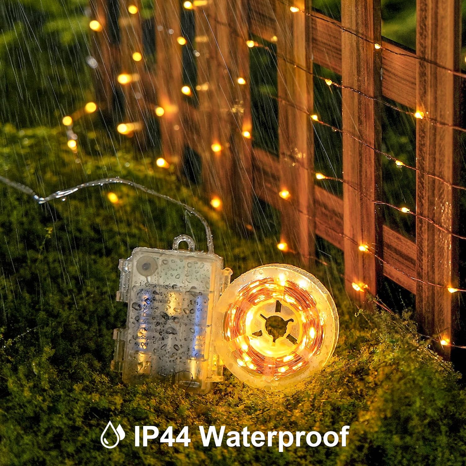 JMEXSUSS 2 Pack Fairy Lights Battery Operated with Remote, Total 400 LED 132ft Battery Powered String Lights, Twinkle Fairy Lights for Bedroom, Classroom, Dorm, Tree, Indoor, Outdoor Decor, Warm White