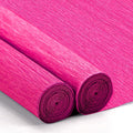 Crepe Paper Streamers 2 Rolls 10 x 98Inch (Rose Pink) | Crepe Paper Sheets for DIY Gift Colourful Paper Flower Wrapping Paper Crafts Birthday Wedding Holiday Party Decorations