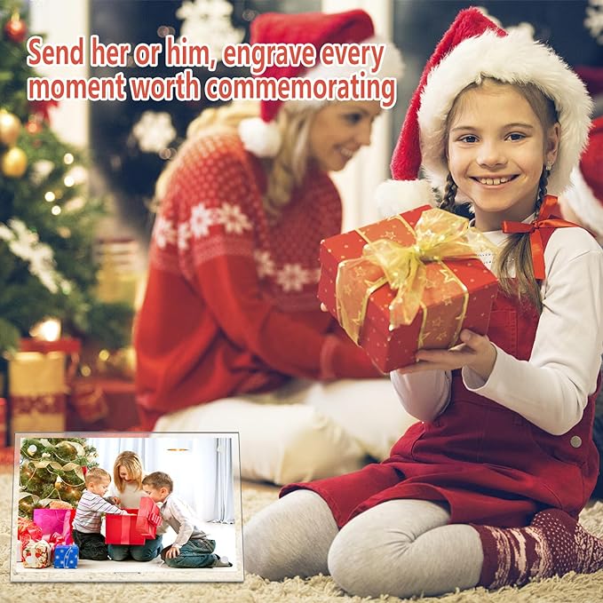 HELPLEX Picture Frames, 3 Pack 4x6 inch Acrylic Picture Frame Clear 4 x 6 Photo Frames Magnetic Picture Frames Ready for Tabletop Display, Effectively Protect Photos from Fading and Yellowing