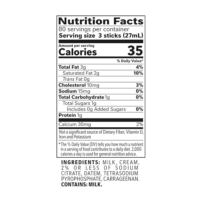 Nestle Carnation Coffee Creamer Half and Half, Made with Real Dairy, 0.304 fl oz Liquid Stick Pack (Box of 240)