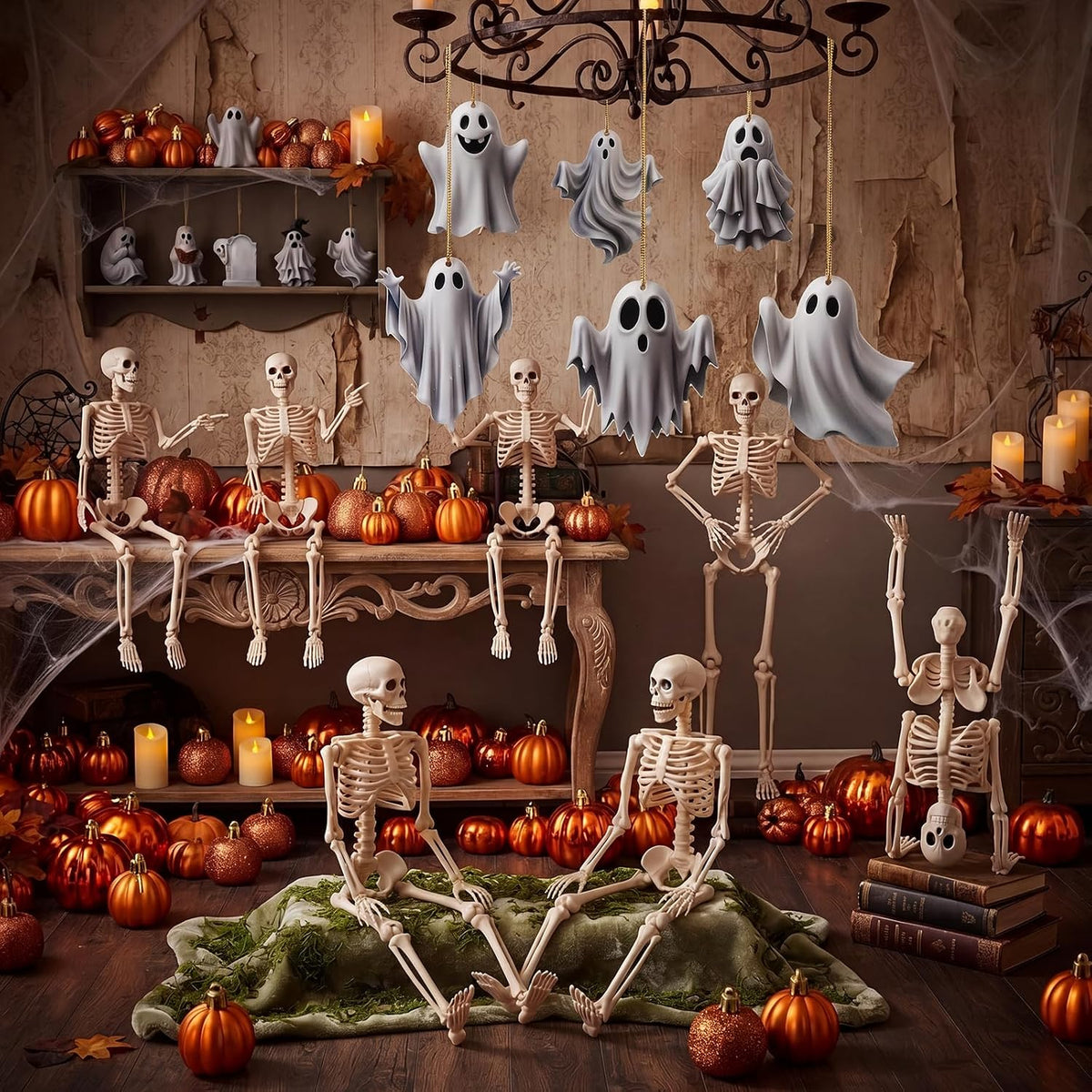 Vinsot 72 Pcs Halloween Ornament for Tree Halloween Decorations Indoor