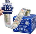 13 Happy Birthday Money Box for Cash Gift, 13th Birthday Decorations for Boys and Girls, Gifts for 13 Year Old Boy, Boy Gift Ideas, Cool Things for Teen -Blue with 100PCS Bags