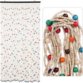 anminy bamboo wood beaded curtain, handmade colorful 38, main product view