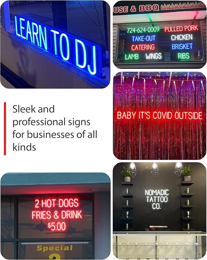 SpellBrite COLD ONES Sign | Beer-Related Sign with Neon Look, White LED Light Source | 33.5" x 6.3"