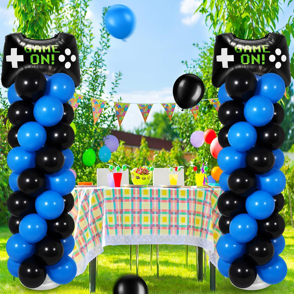 soulchen 2 set video game balloons column stand on a desk or shelf