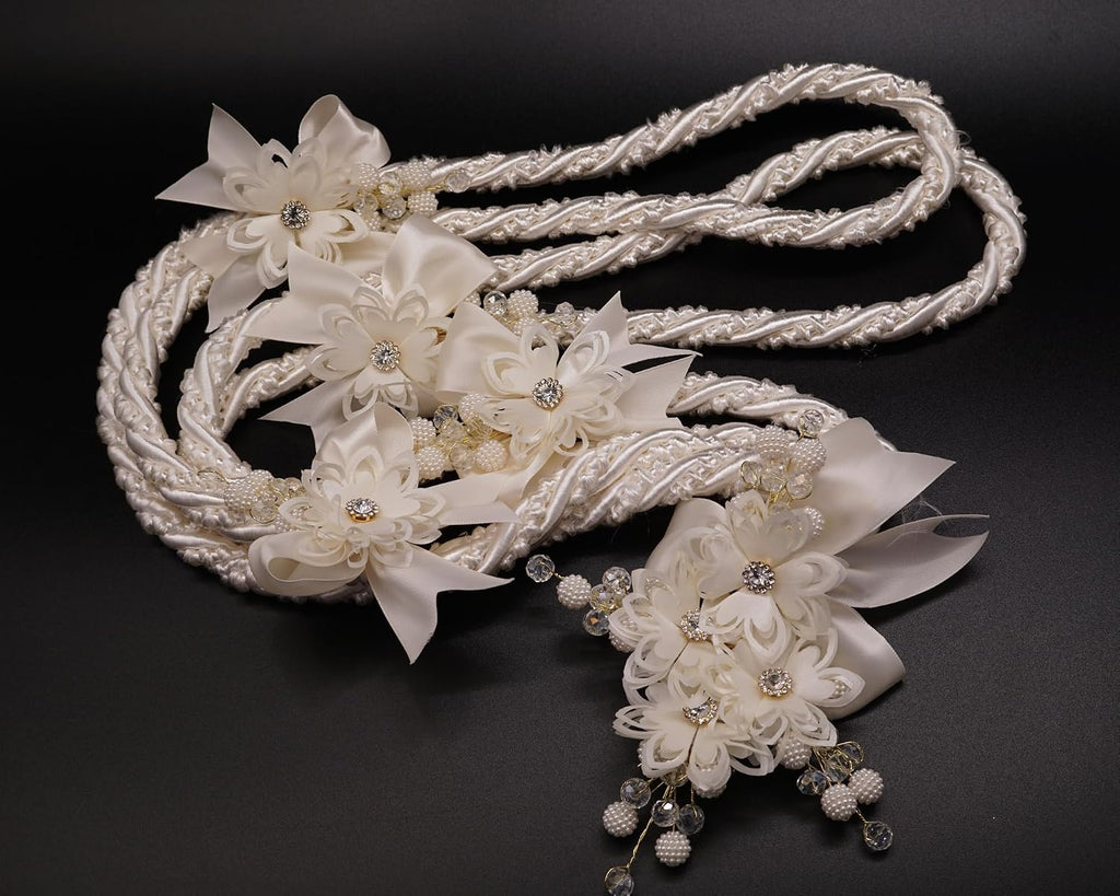 Lassos Boutique Ivory White Wedding Lasso Rope Traditional Lazo Cord (Ivory)