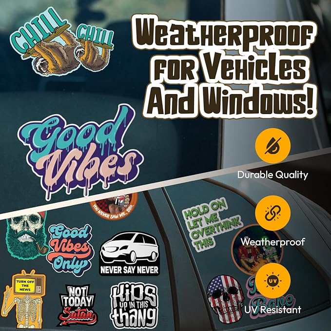 Large Custom Vinyl Decals – Full Color Personalized Sticker Decals Printing | Custom Business Logo Stickers for Windows, Stores, Walls, Doors, Cars, Trucks, Windshield, & More