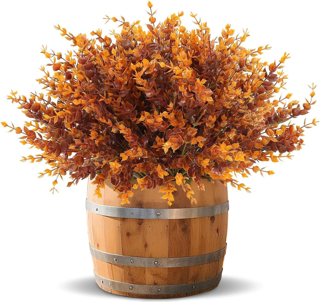 12 bundles artificial fall flowers for outdoors fall, main product view